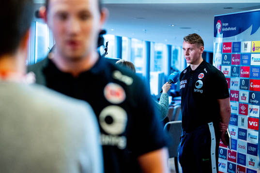 Goalkeeper Kristian Sæverås of Norway
