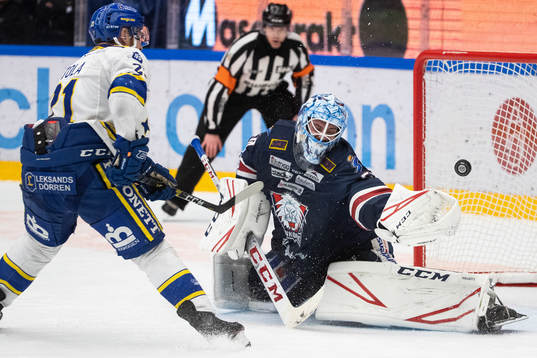 Leksands Mattias Ritola missar straff Linköpings målvakt