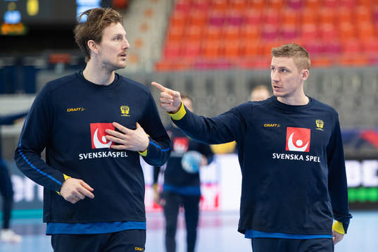 Jesper Nielsen and Linus Arnesson of Sweden