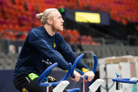Goalkeeper Mikael Appelgren of Sweden