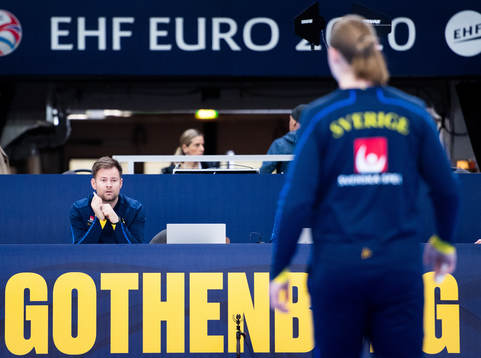Head coach Kristjan Andresson of Sweden