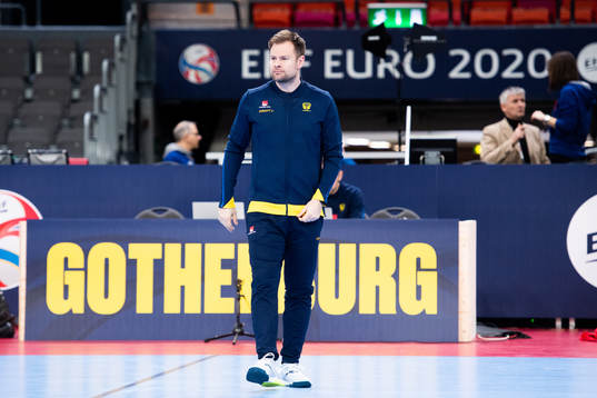 Head coach Kristjan Andresson of Sweden