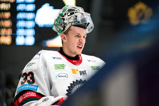 Frölundas målvakt Johan Mattsson