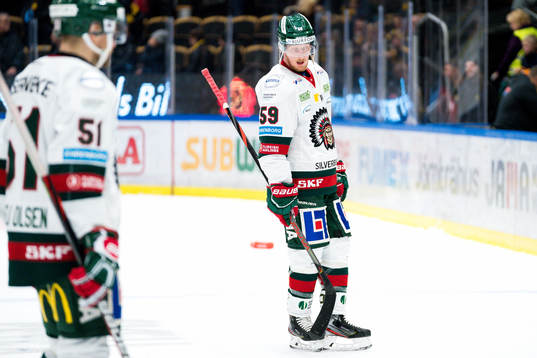 Frölundas Simon Hjalmarsson deppar
