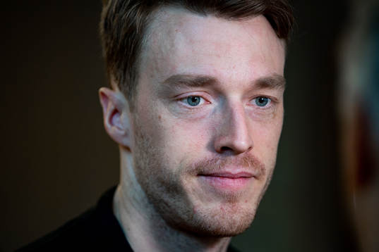 Kristian Bjørnsen of Norway at a press event