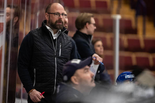 Leksands tränare Lars Stenmark