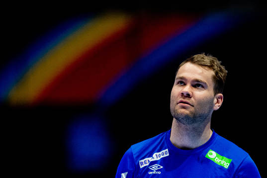 Petter Øverby of Norway at a training session