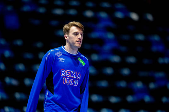 Kristian Bjørnsen of Norway at a training session