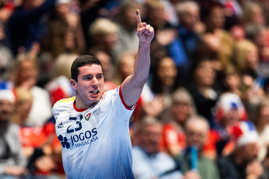 Diogo Branquinho of Portugal celebrates