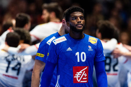 Dika Mem of France looks dejected