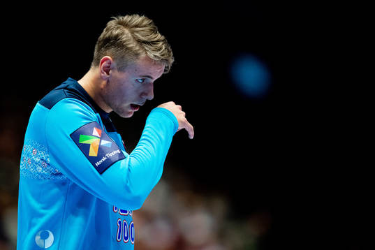 Goalkeeper Kristian Sæverås of Norway