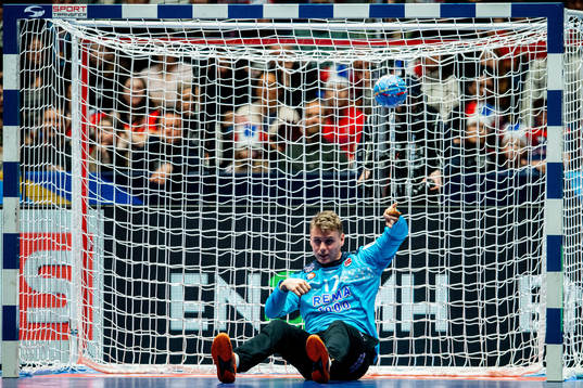 Goalkeeper Kristian Sæverås of Norway