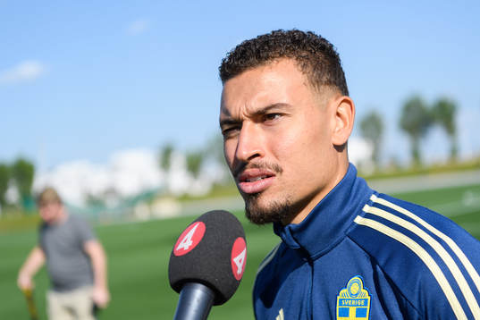 Jordan Larsson is being interviewed