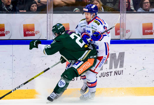 Färjestads Per Åslund och Oskarshamns Jonas Engström