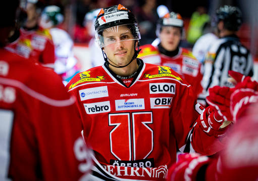 Örebros Mathias Bromé jublar