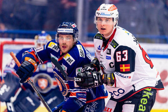 Växjös Erik Josefsson och Malmö Redhawks Fredrik