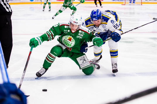 Rögles Anton Bengtsson och Leksands Jonas Ahnelöv