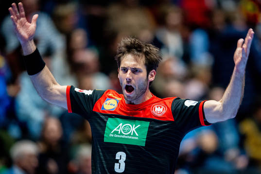 Uwe Gensheimer of Germany celebrates