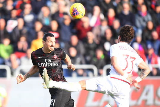 Zlatan Ibrahimovic of AC Milan