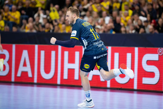 Daniel Pettersson of Sweden celebrates