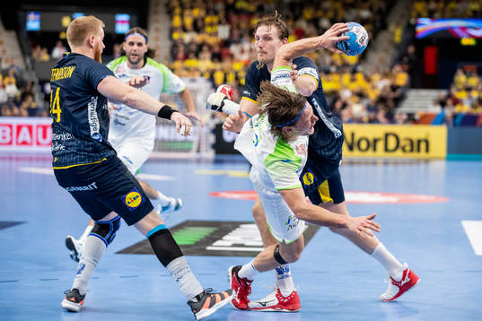 Jure Dolenec of Slovenia against Jim Gottfridsson and