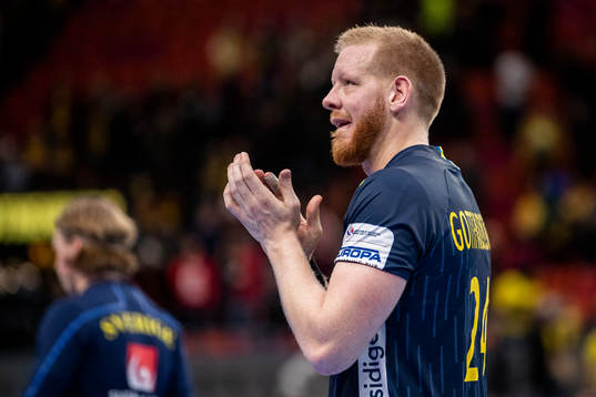 Jim Gottfridsson of Sweden looks dejected