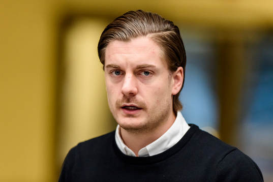 Helsingborgs Huvudtränare Niklas Pålsson innan