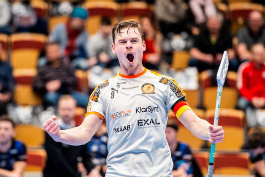 Höllvikens Pontus Karlson Martell jublar