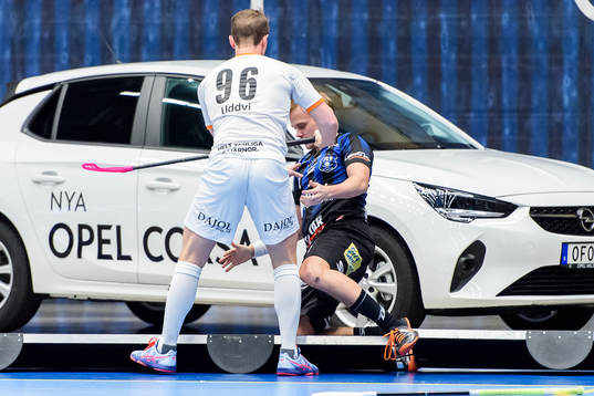 Höllvikens Kim Lundström och Helsingborgs Linus Nordgren