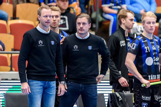 Helsingborgs Assisterande tränare Daniel Pålsson och