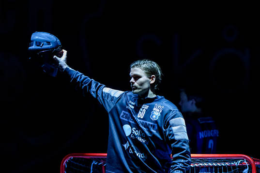 Helsingborgs målvakt Jonathan Edling innan