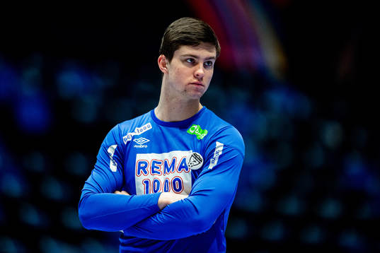 Alexander Blonz of Norway at a training session