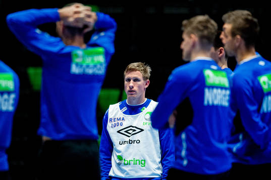 Magnus Jøndal of Norway at a training session