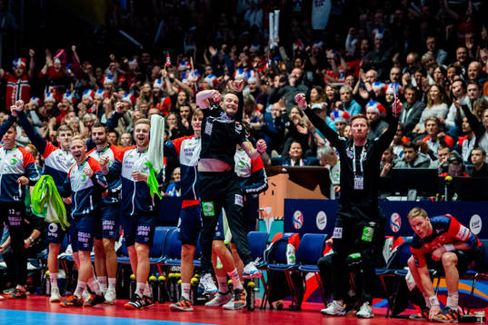 Christian Berge, head coach of Norway, and Børge Lund,