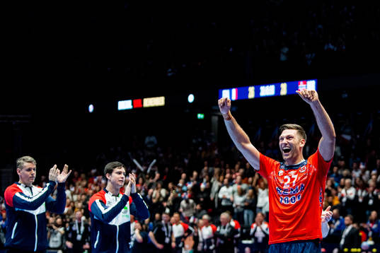 Harald Reinkind of Norway celebrates