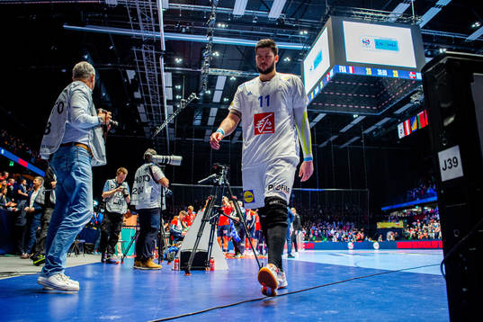 Nicolas Tournat of France looks dejected