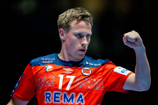 Magnus Jøndal of Norway celebrates
