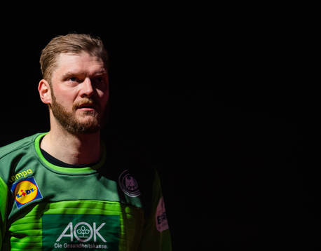 Goalkeeper Johannes Bitter of Germanyduring the EHF