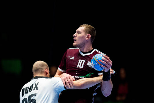Paul Drux of Germany and Dainis Kristopans of Latvia