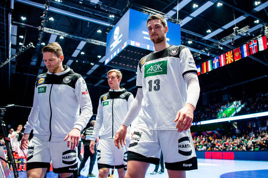 Hendrik Pekeler of Germany at half-time