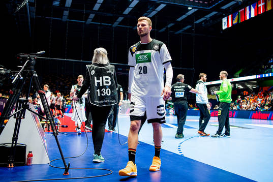Philipp Weber of Germany at half-time