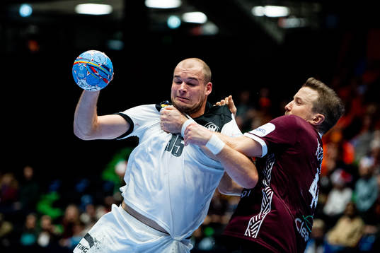 Paul Drux of Germany and Evars Klesniks of Latvia