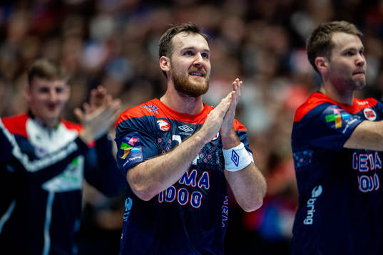 Christian O'Sullivan of Norway celebrates