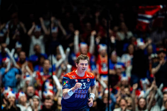 Gøran Johannessen of Norway celebrates