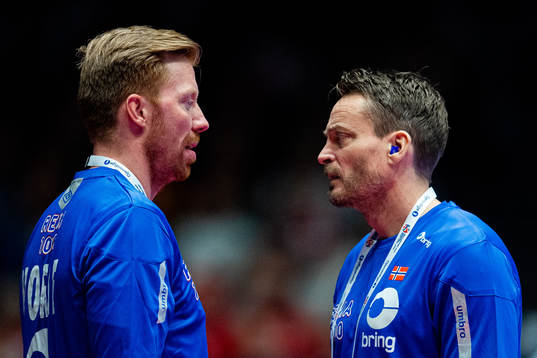 Børge Lund, assistant coach, and Christian Berge, head