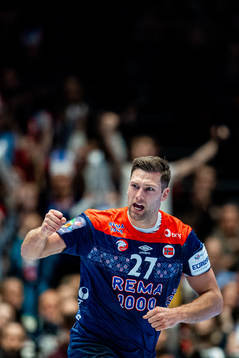 Harald Reinkind of Norway celebrates