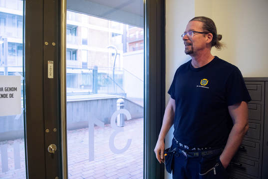 Den före detta fotbollsspelaren Johnny Ekström