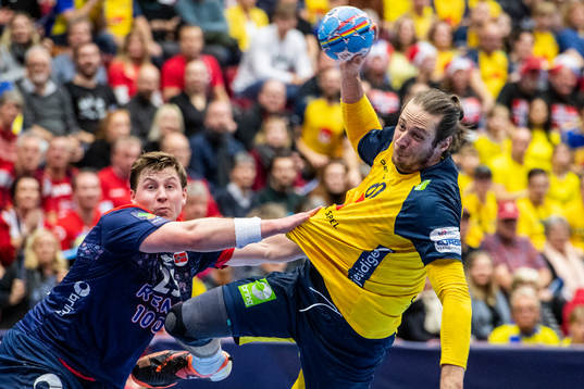 Gøran Johannessen of Norway and Kim Ekdahl Du Rietz of