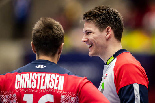 Goalkeeper Espen Christensen and goalkeeper Torbjørn