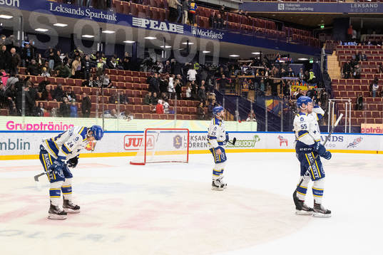 Leksands Thomas Valkvae Olsen och Linus Persson och Jonas